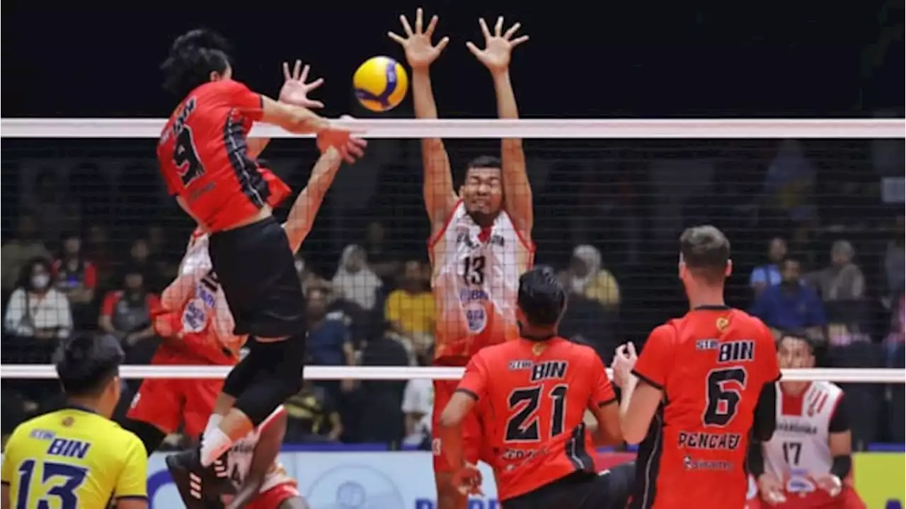 Laga Perdana Final Four Proliga 2023, Jakarta STIN BIN Tekuk Jakarta Bhayangkara Presisi