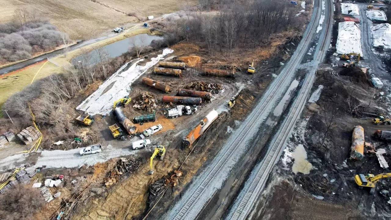 Kereta Api Tergelincir di Ohio, Bahan Kimia Tumpah, 43.000 Ikan Mati