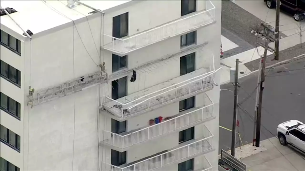 Crews respond to balcony collapse at condo building in Sea Isle City, New Jersey