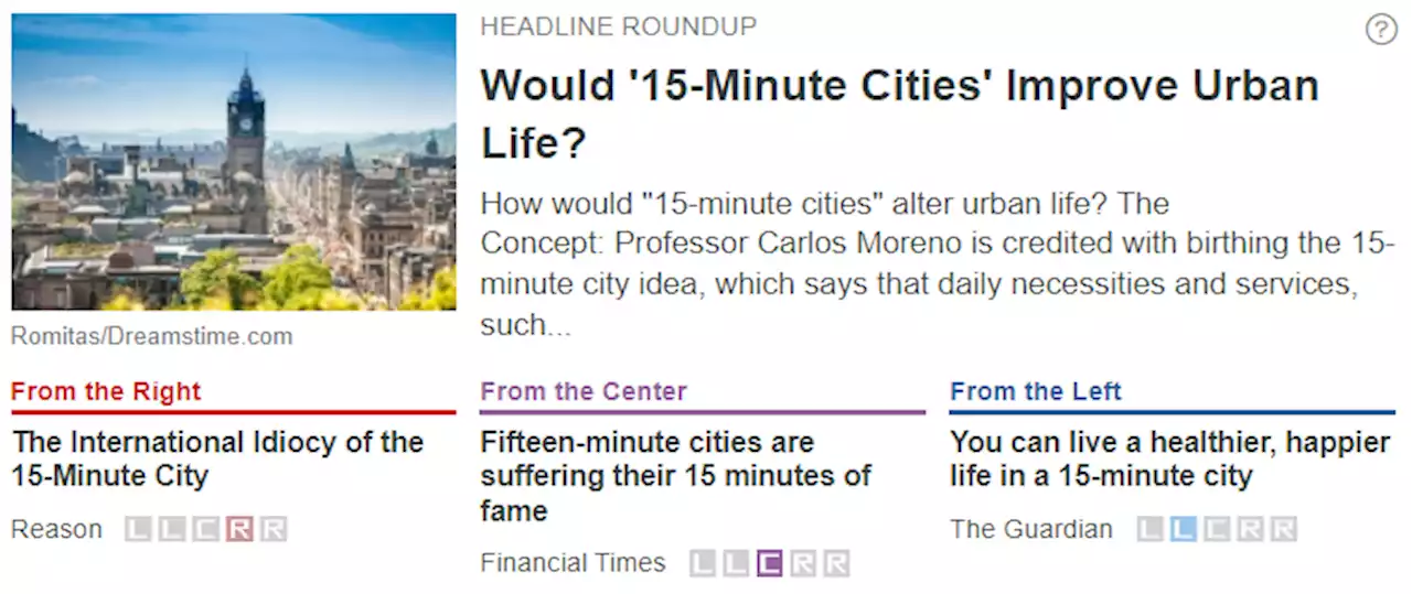 Would '15-Minute Cities' Improve Urban Life?