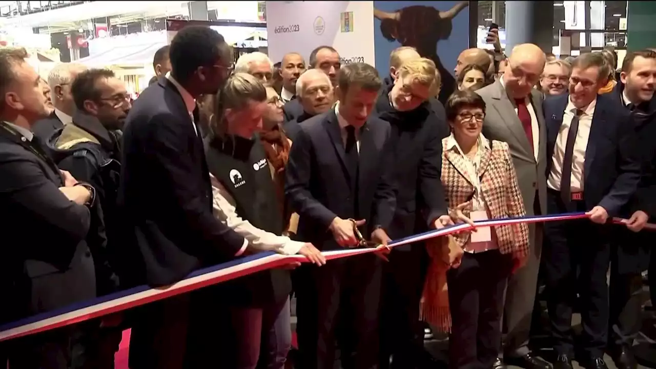 EN DIRECT - Emmanuel Macron inaugure l'ouverture du salon de l'agriculture 2023