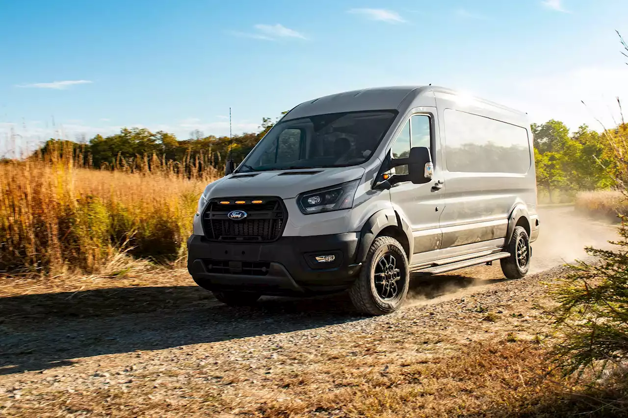 VanDOit MOOV camper van builds on the new AWD Ford Transit Trail