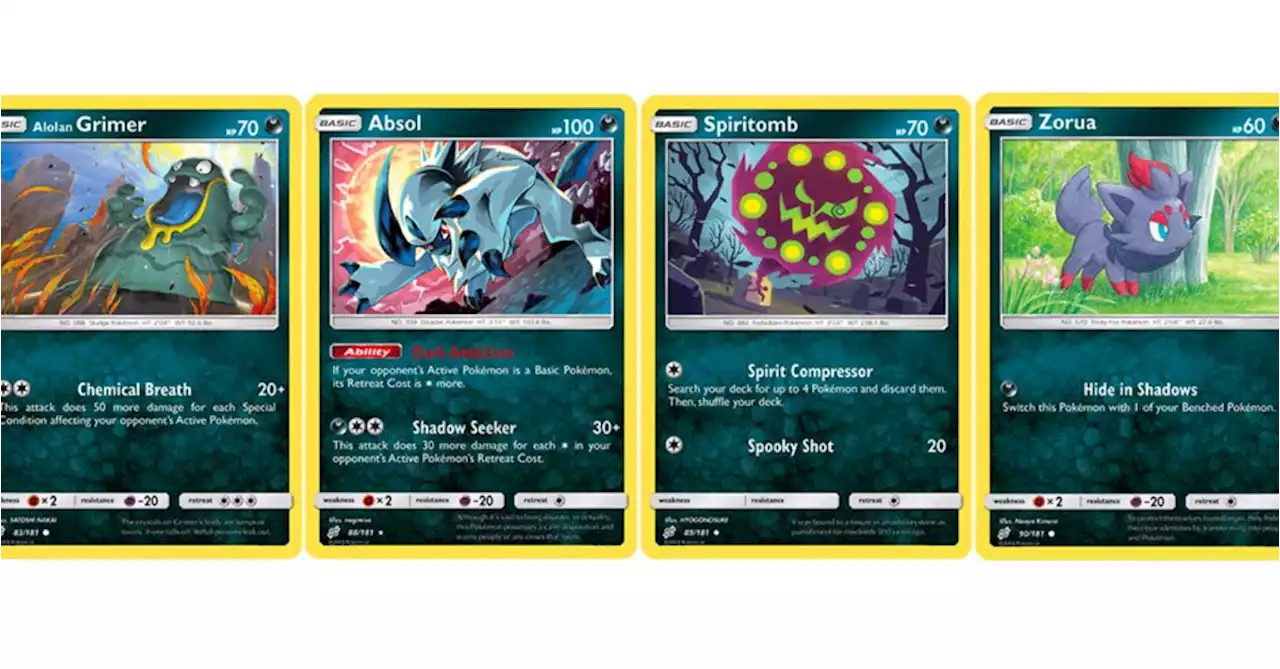 The Cards of Pokémon TCG: Team Up Part 18: Dark-types