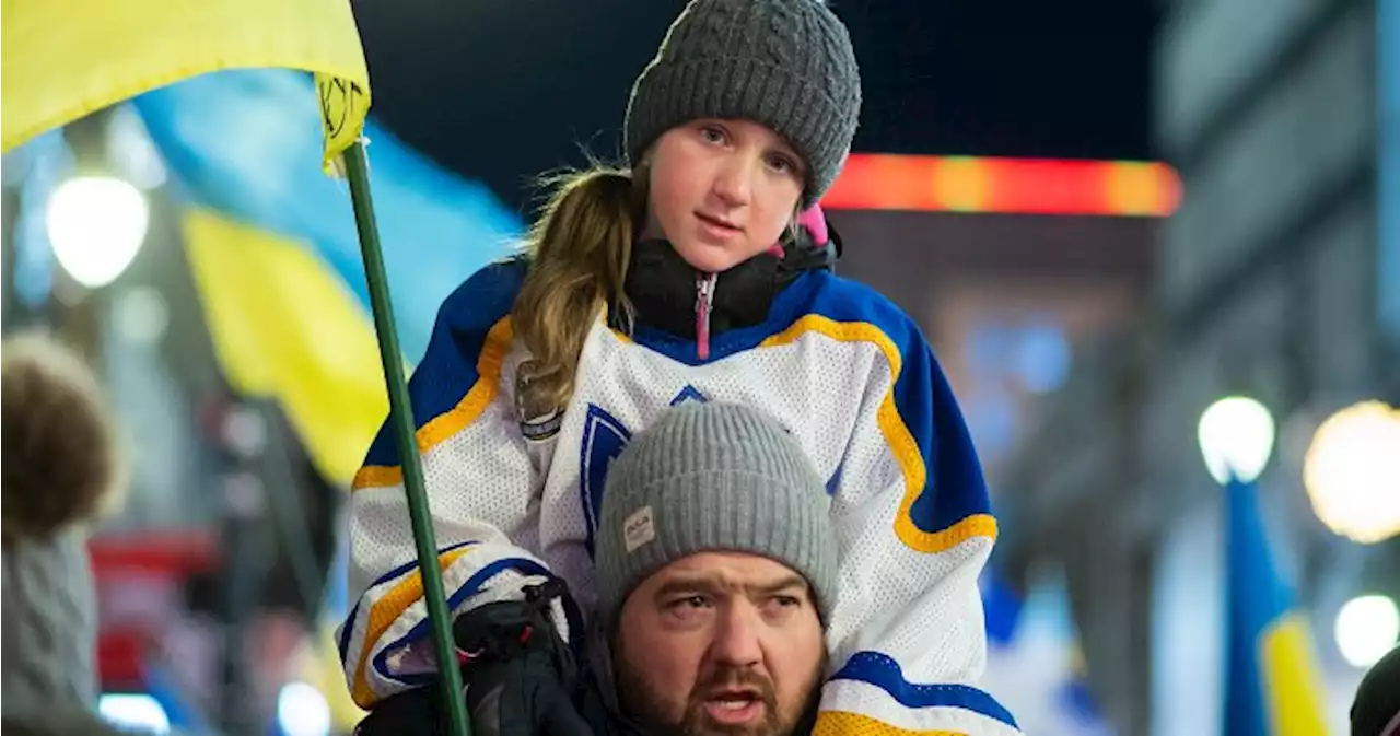 Thousands rally across Canada for Ukraine on anniversary of Russia’s invasion - National | Globalnews.ca