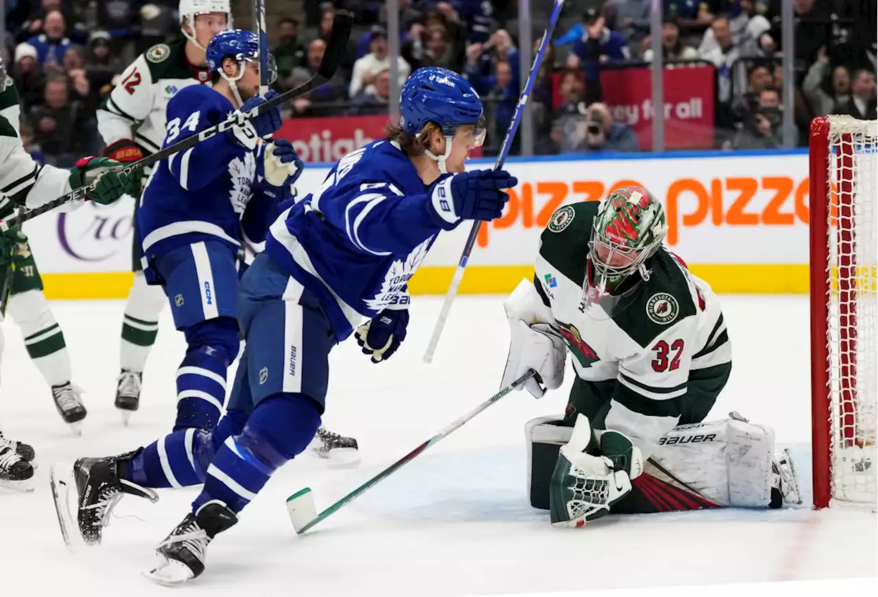 Nylander scores in overtime, Leafs down Wild 2-1