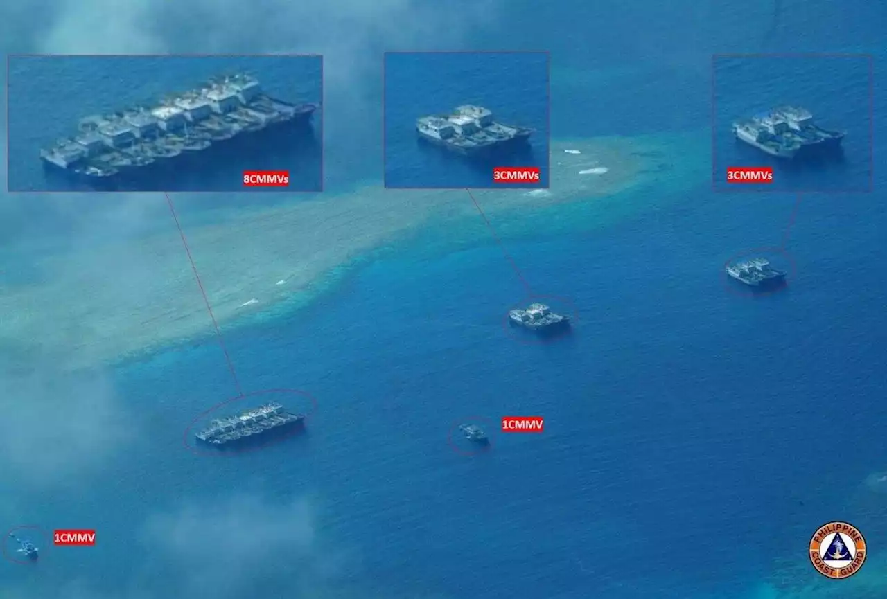 PCG: Chinese militia, coastguard ships still in Ayungin, Sabina Shoals