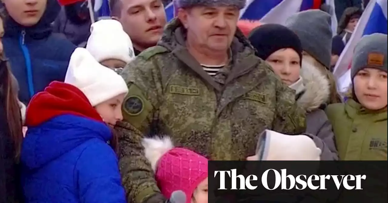 ‘That’s my neighbour’: Mariupol residents’ shock at Putin’s parade line-up