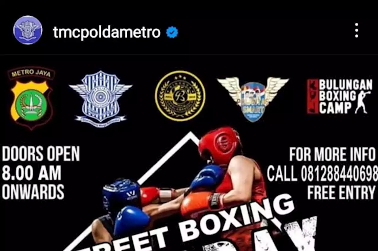 Kurangi Kenakalan Remaja, Polda Metro Jaya Gelar 'Street Boxing'