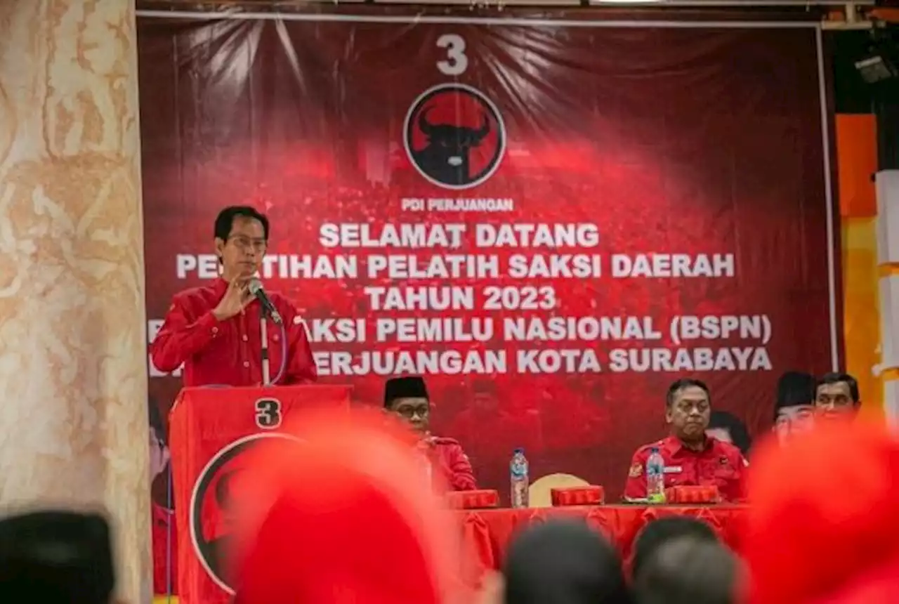 Pemilu 2024, PDIP Surabaya Persiapkan 16.320 Saksi TPS