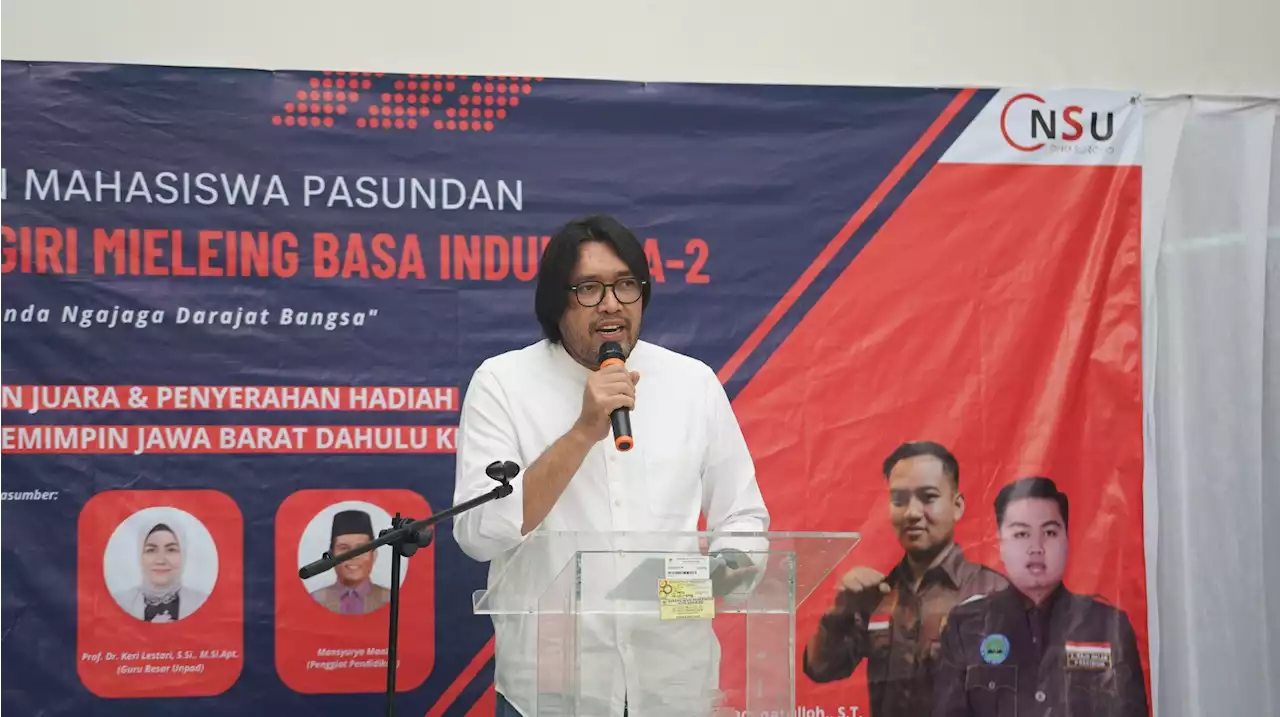 Ono Surono: Pemimpin Jabar Mendatang Harus Memiliki Karakter 'Sunda'