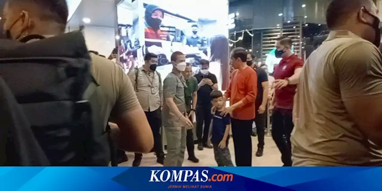 Malam Mingguan di Semarang, Presiden Jokowi Temani Jan Ethes dan La Lembah Manah Bermain di Mal Paragon