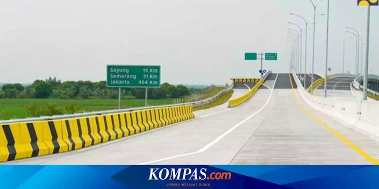 Resmikan Tol Semarang-Demak Seksi 2, Jokowi: Sekaligus sebagai Tanggul Laut