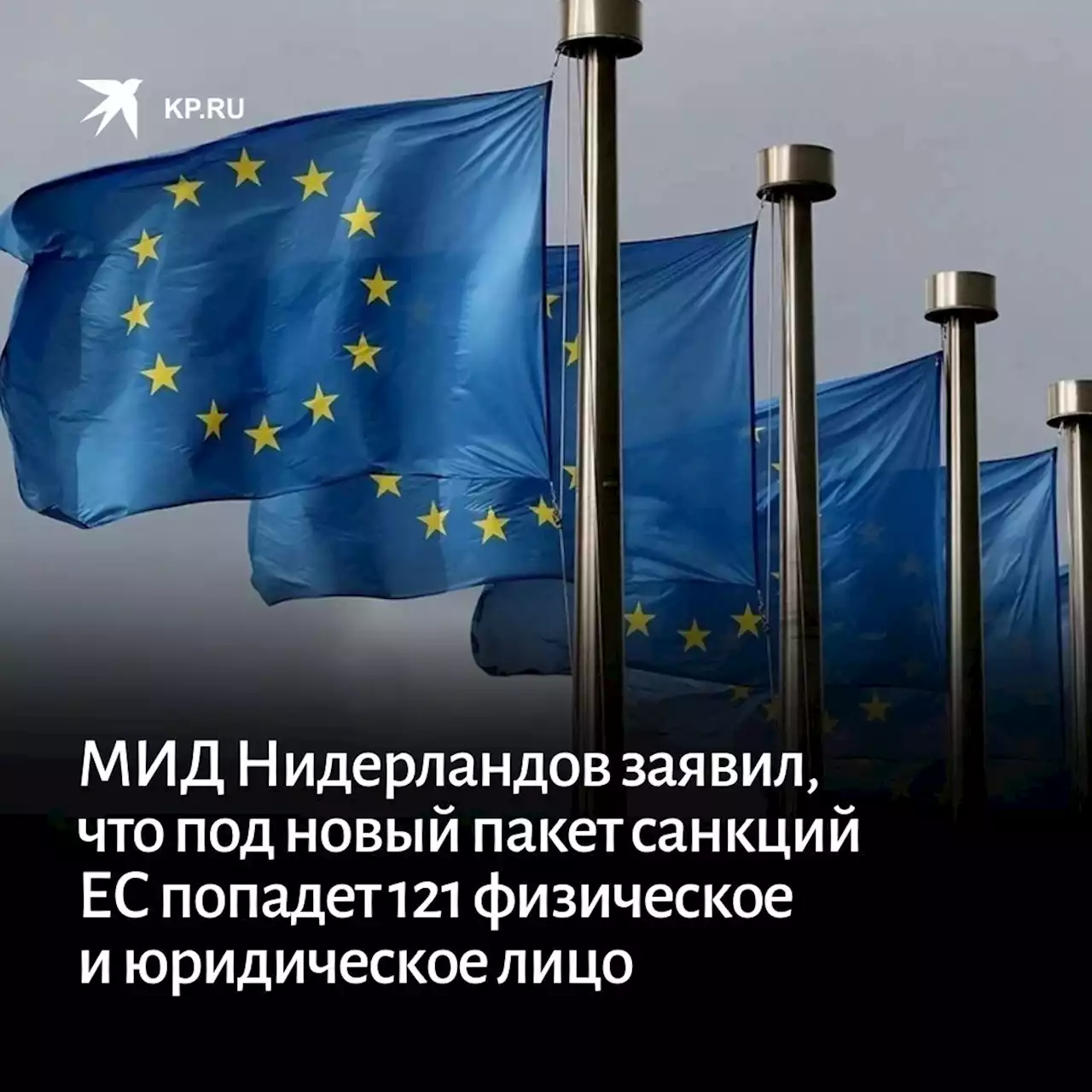 МИД Нидерландов заявил, что под новый пакет санкций ЕС попадет 121 физическое и юридическое лицо