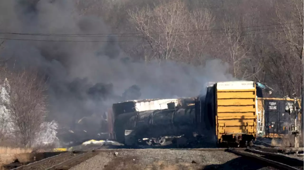 Au moins 47 300 animaux seraient morts après le déraillement d’un train aux dans l’Ohio