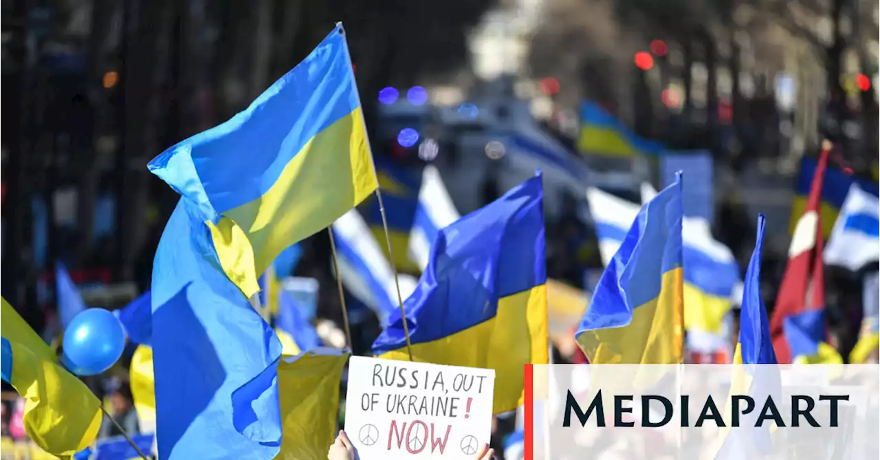 Dans le cortège parisien de soutien à l’Ukraine : « Où sont les gens ? Où sont les jeunes ? »