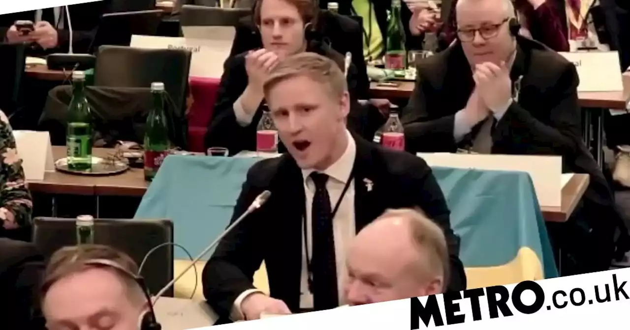 Latvian MP tells 'Russian warship' to 'go f*** themselves' during UN meeting