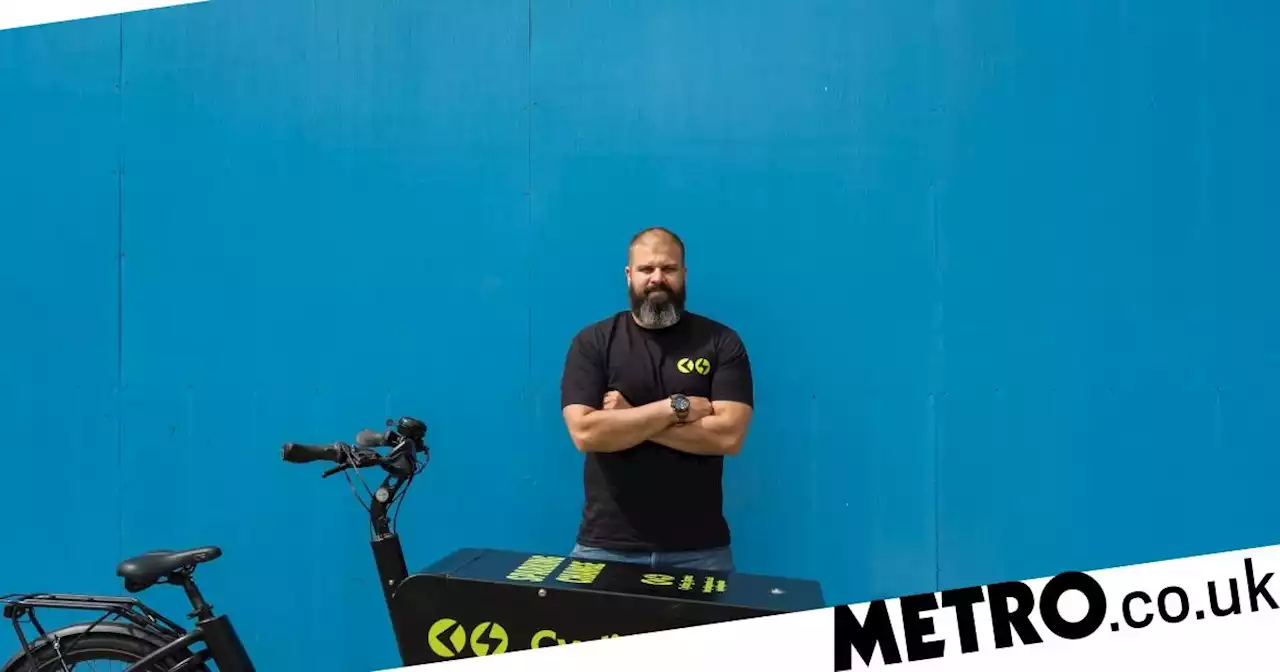 The electrician sparking change by fixing Londoners' homes off an e-bike