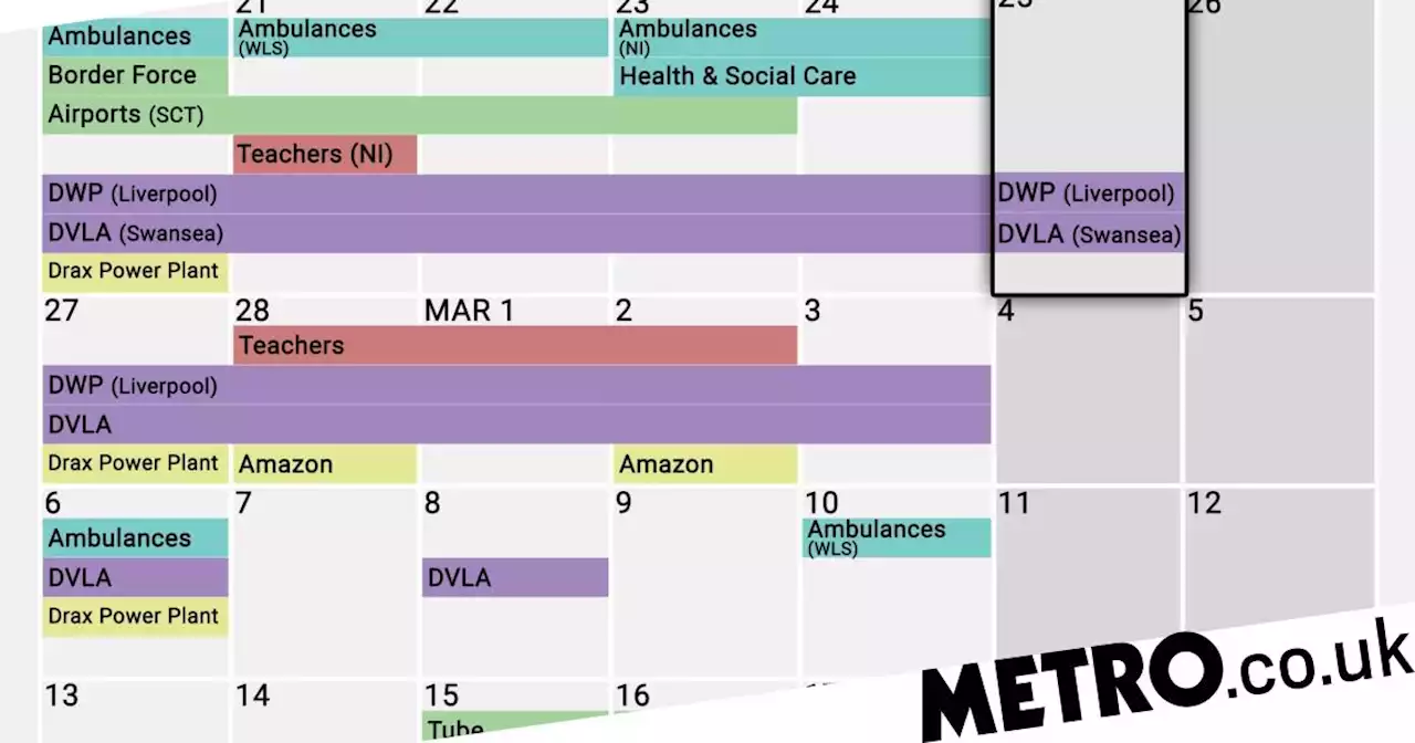 Who’s on strike today and how will it affect you? Daily update for February 25