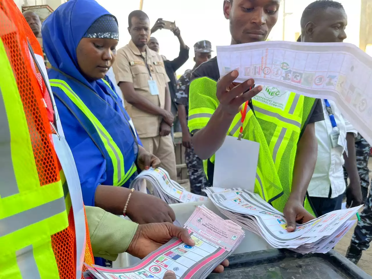 NigeriaElections2023: APC floors PDP, NNPP, LP at Shettima’s polling unit