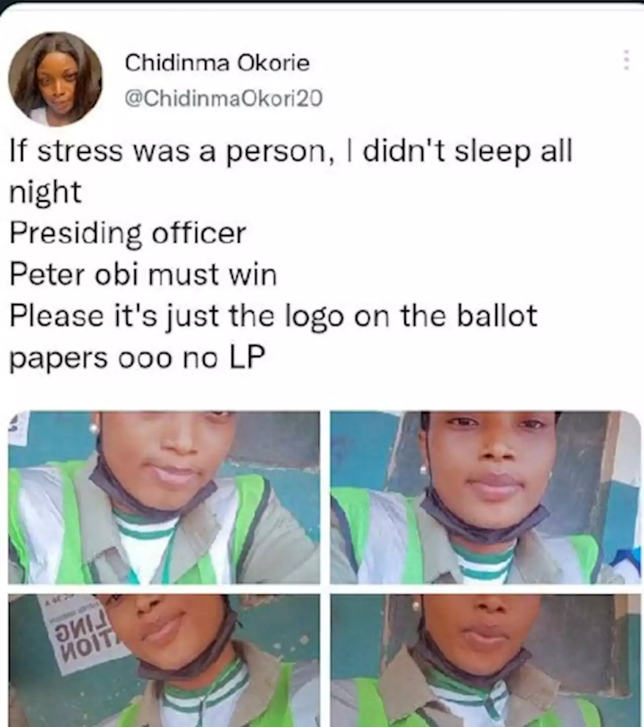 #NigeriaElections2023: 'Obi must win' INEC presiding officer declares