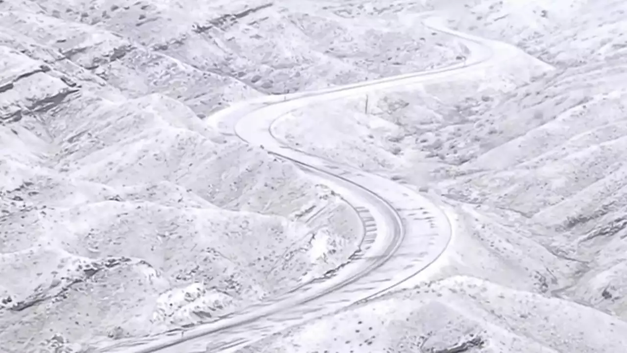 Video: Cold Storm Blankets Hills Near Santa Clarita With Snow