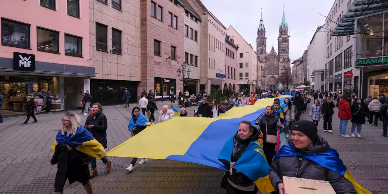 Ein Jahr Angriffskrieg auf die Ukraine: So gedenkt Nürnberg an diesem besonderen Tag