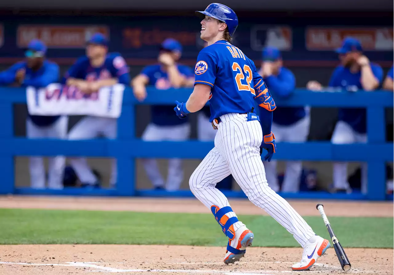 Mets’ Brett Baty belts two hits in intrasquad scrimmage