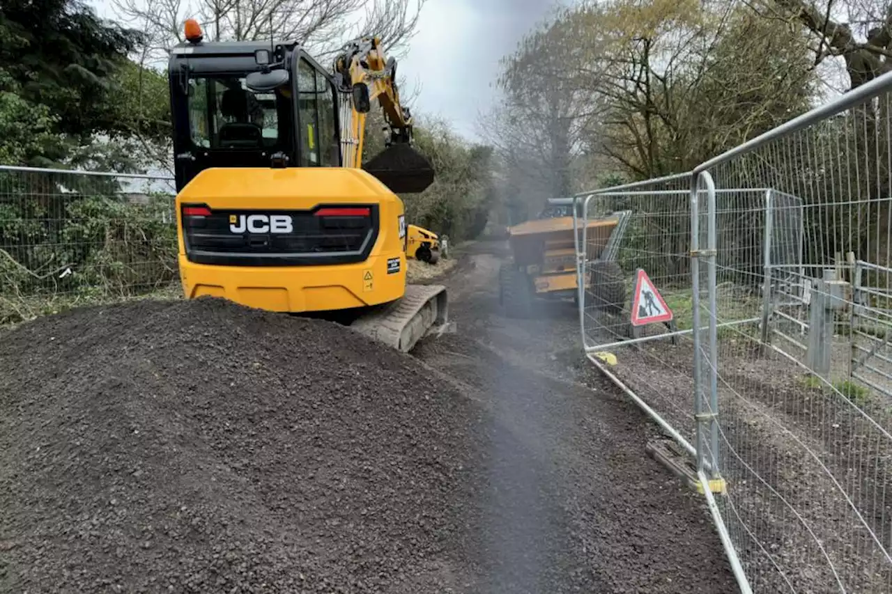 Work underway after popular walking path closed for two weeks