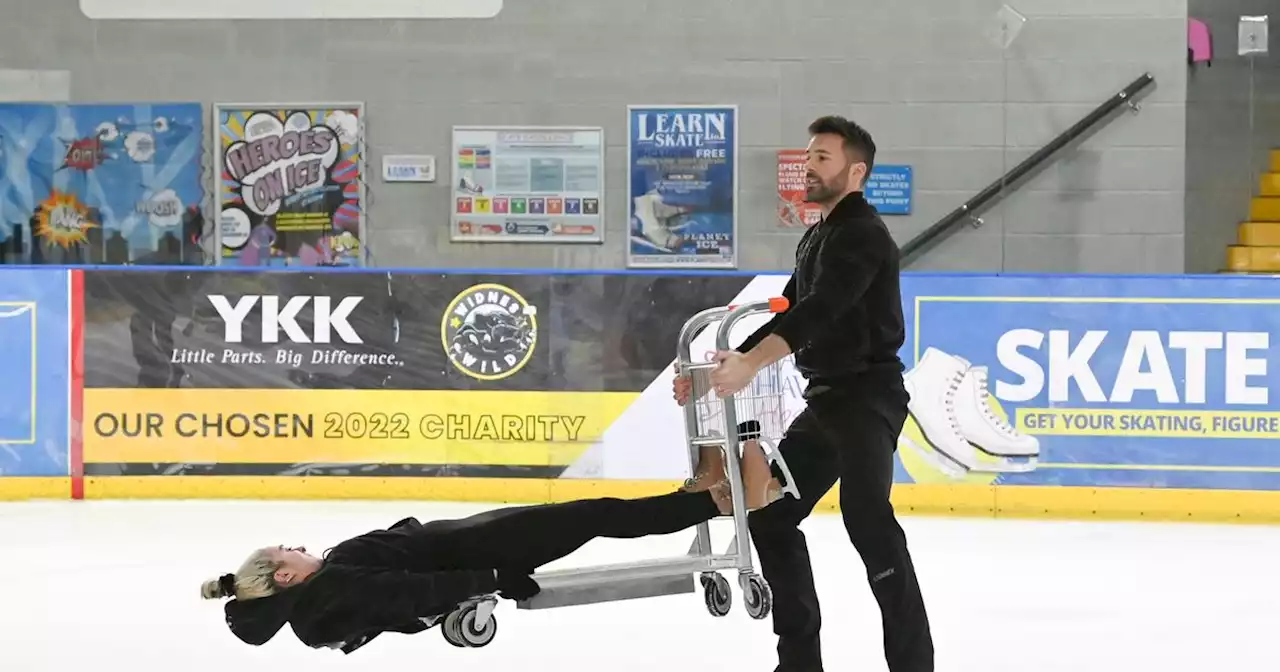 Dancing on Ice’s Mollie Gallagher attempts dangerous move with shopping trolley