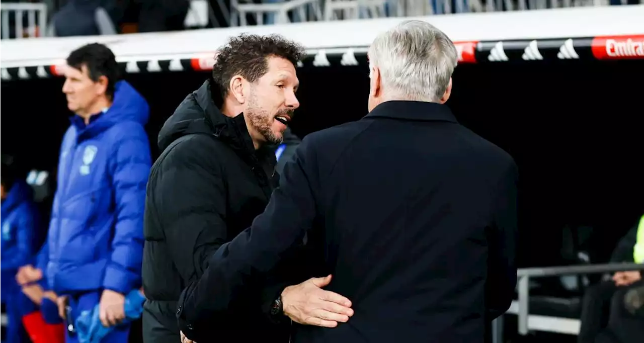 Real Madrid – Atlético Madrid : Ancelotti encense Alvaro après son 1er but, Simeone en remet une couche sur l’arbitrage !