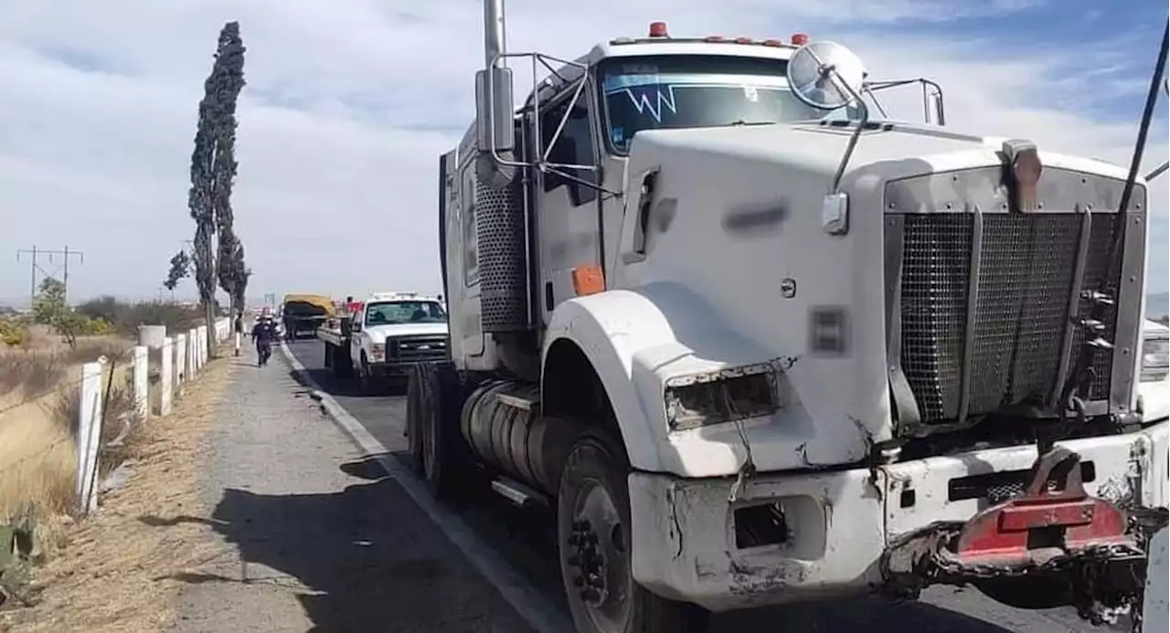 Guardia Nacional recupera tracto camión robado en San Luis de la Paz