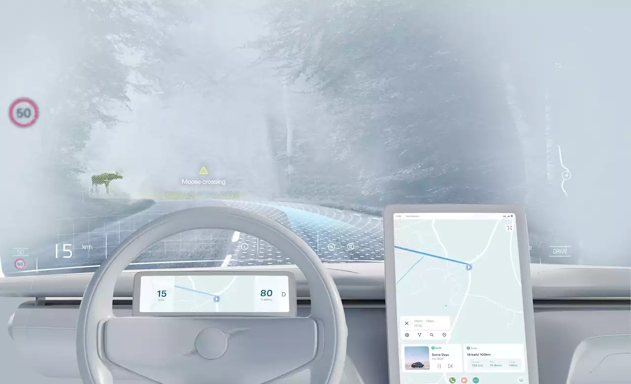 Volvo wants to turn your entire windshield into a heads-up display