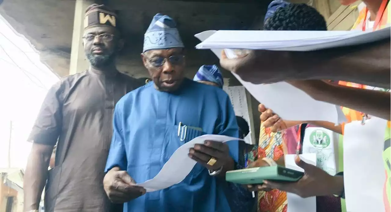 #NigeriaDecides2023: Obi loses to Tinubu in Obasanjo's polling unit