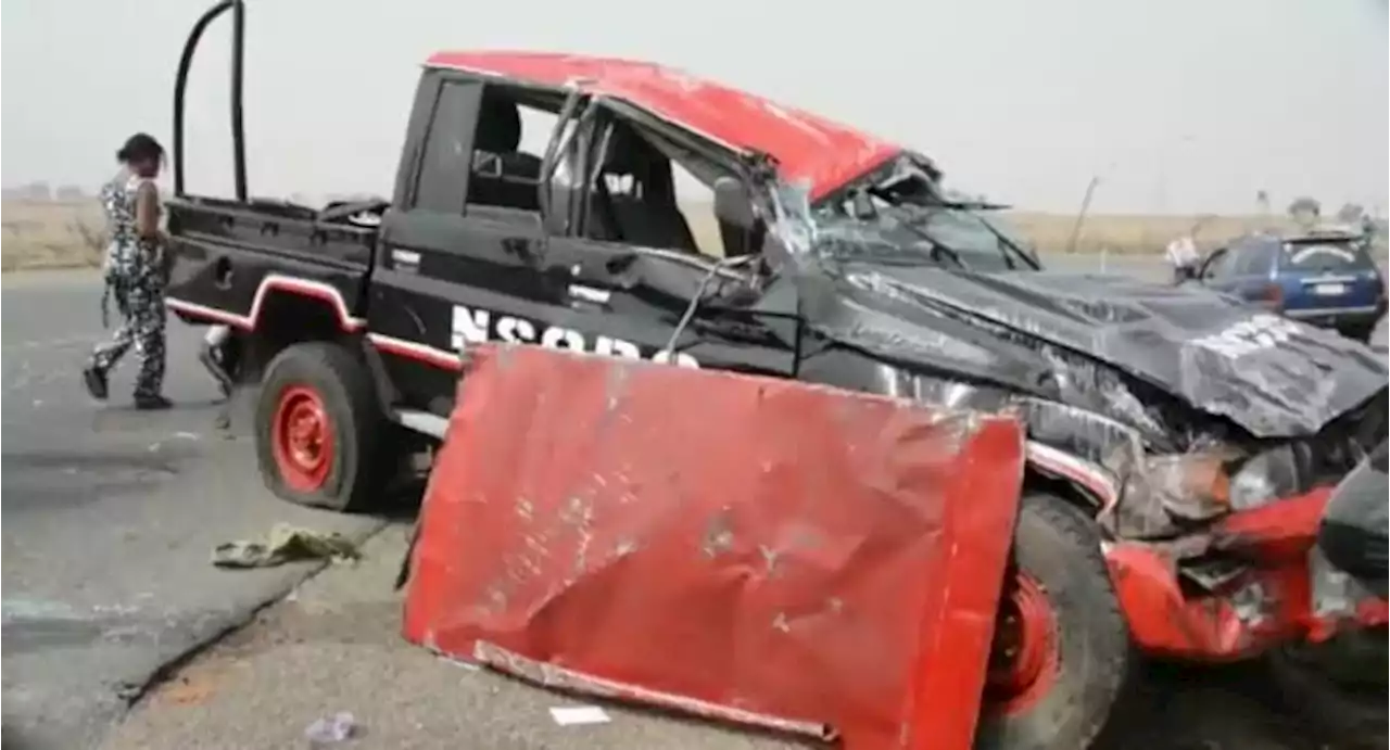 Nigerian Security Corps, NSCDC Vehicle Carrying Election Materials Crashes In Abuja | Sahara Reporters