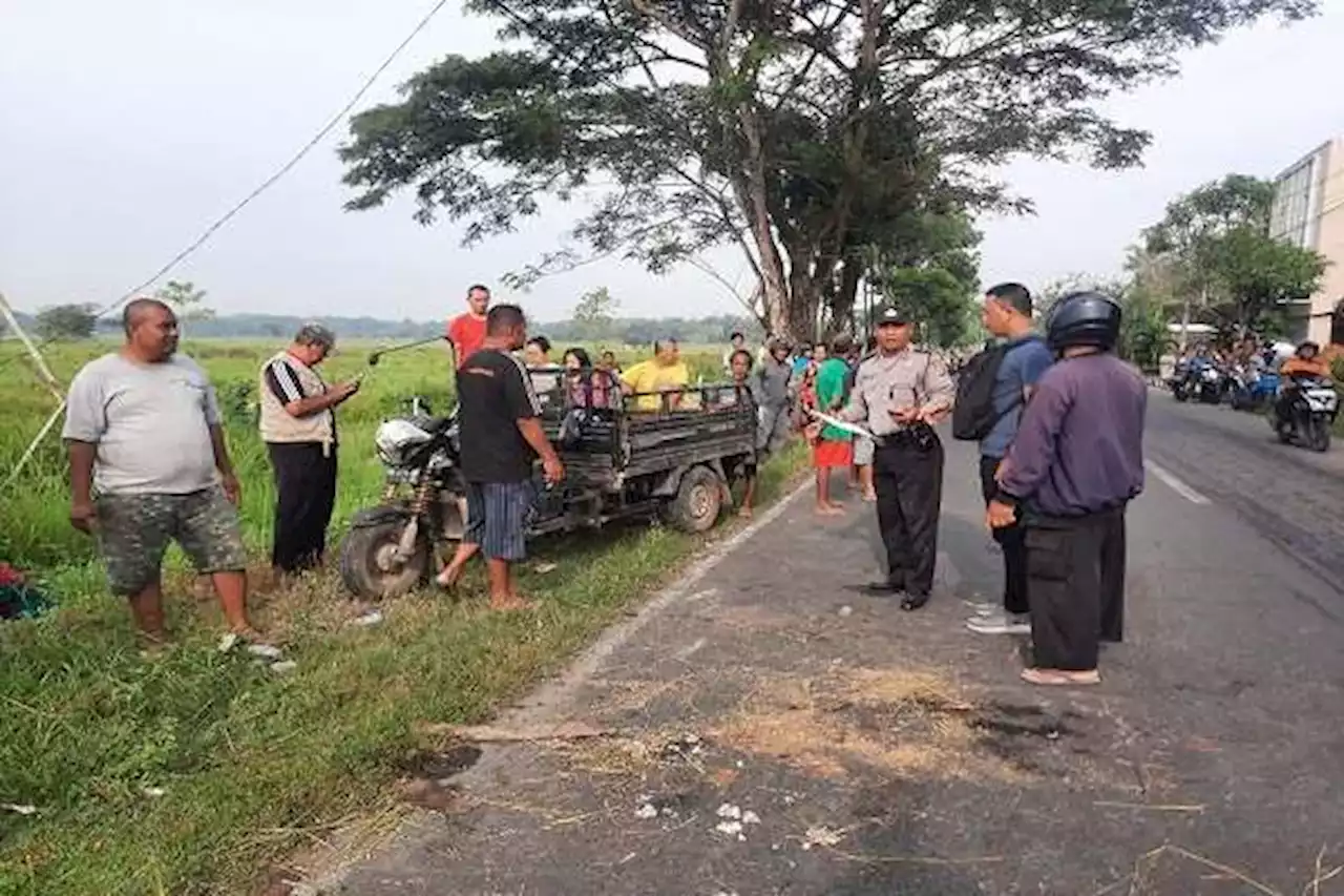 Viar Seruduk Scoopy di Bantul, Satu Orang Meninggal