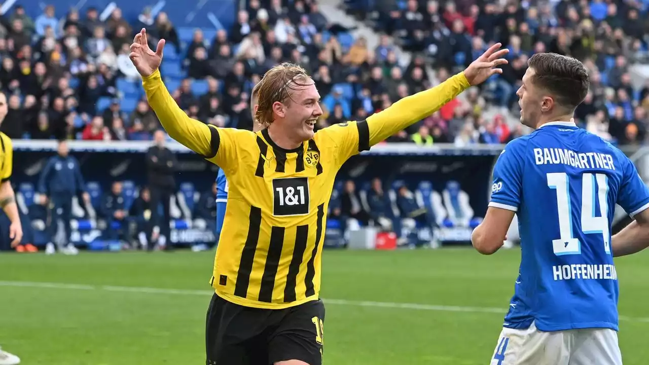 Fußball-Bundesliga: Brandt sichert Dortmund gegen Hoffenheim die Spitze