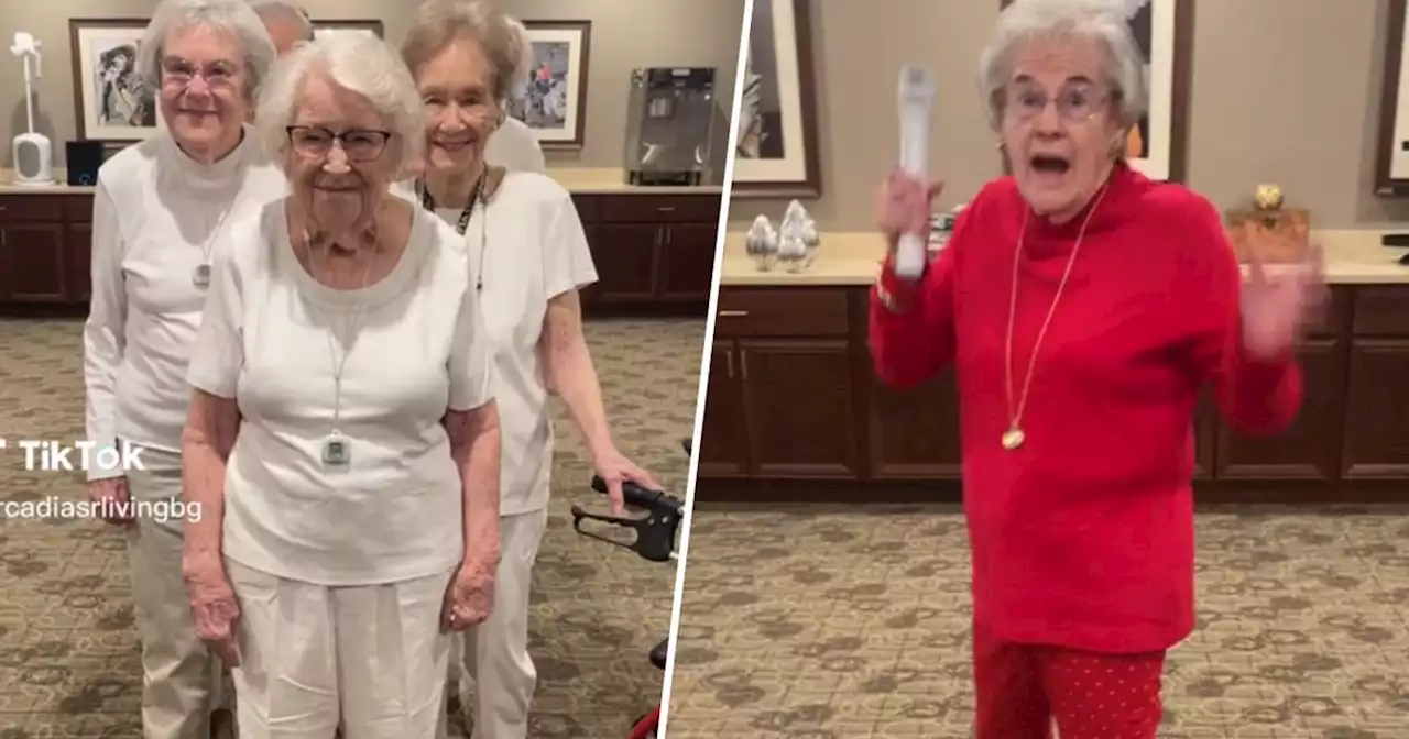 This group of fabulous seniors re-created Rihanna’s Super Bowl performance