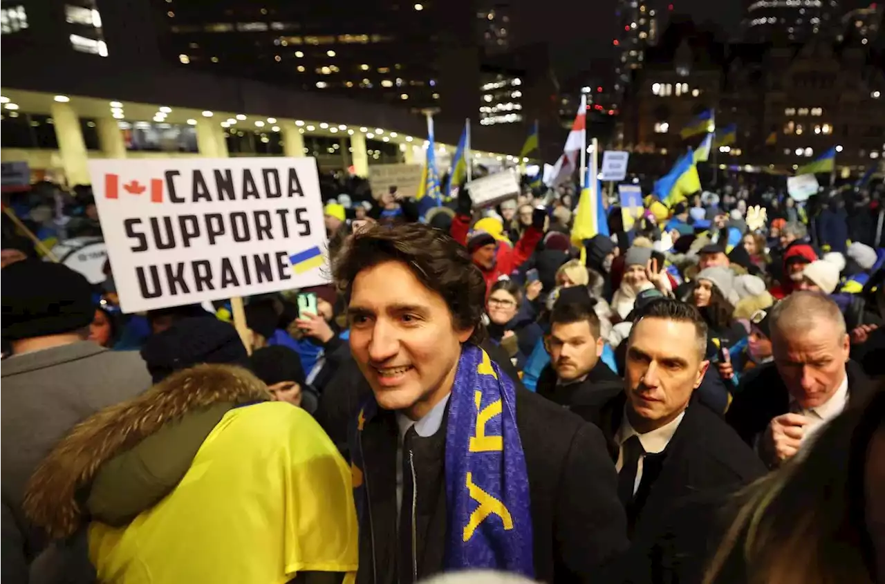 Toronto marches in solidarity with Ukraine