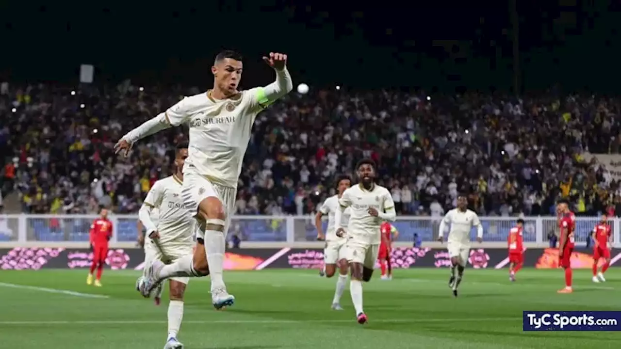 Cristiano Ronaldo, en llamas: hat trick en 45 minutos para Al Nassr - TyC Sports