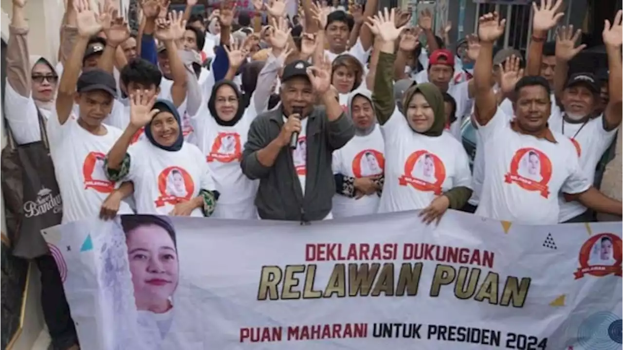 Lewat Pentas Seni Tradisional, Relawan Puan di Kalsel Deklarasi Dukung Puan Maharani