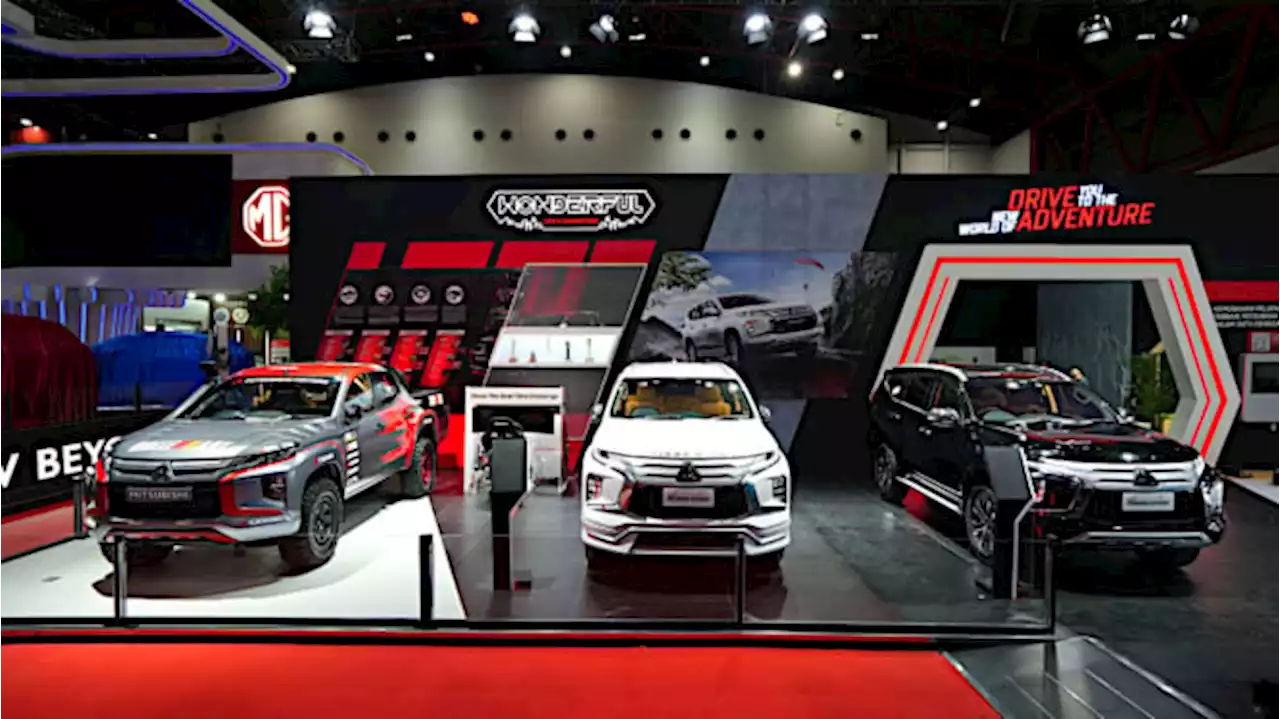 Serunya Balap Mobil Reli di Booth Mitsubishi IIMS 2023