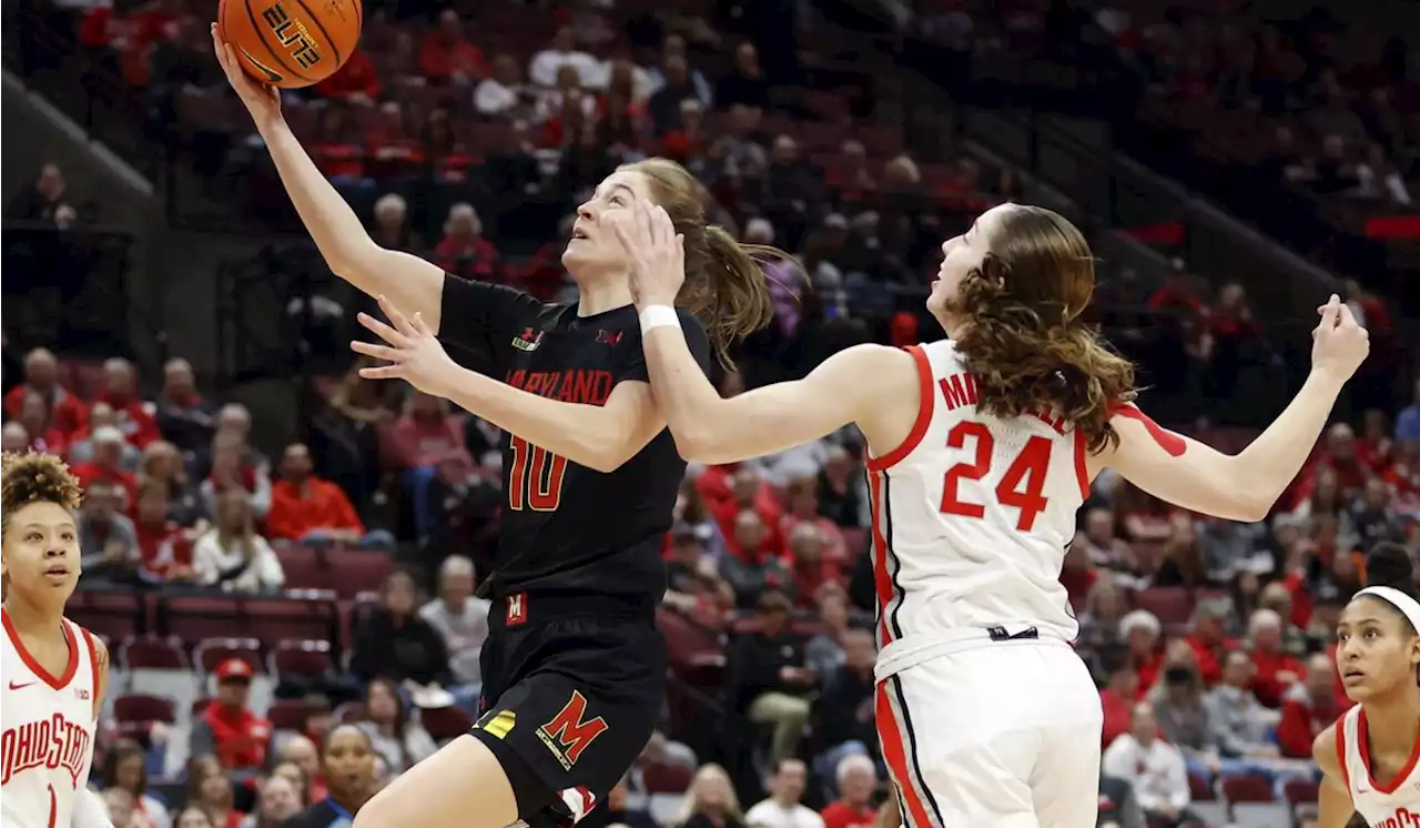 No. 7 Terrapins win 6th straight, down No. 16 Buckeyes 76-74