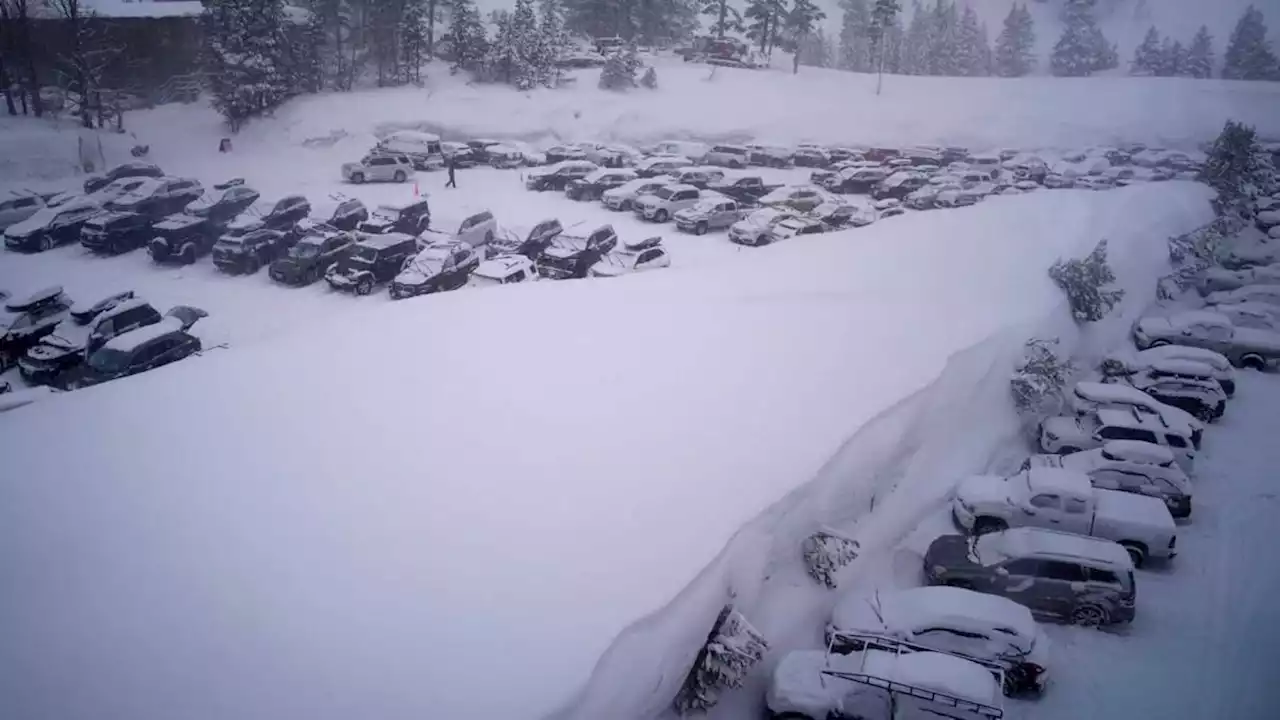 schnee im sonnenverwöhnten kalifornien