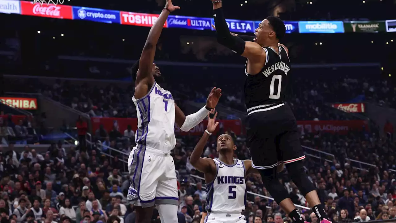 Clippers and Kings combine for 2nd-highest scoring game in NBA history in Russell Westbrook's debut