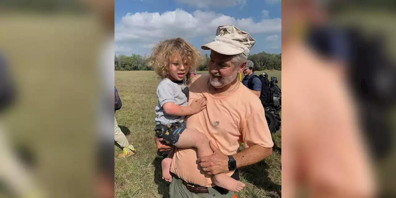 ‘Man of the year’: Former Marine finds missing 2-year-old safe in woods