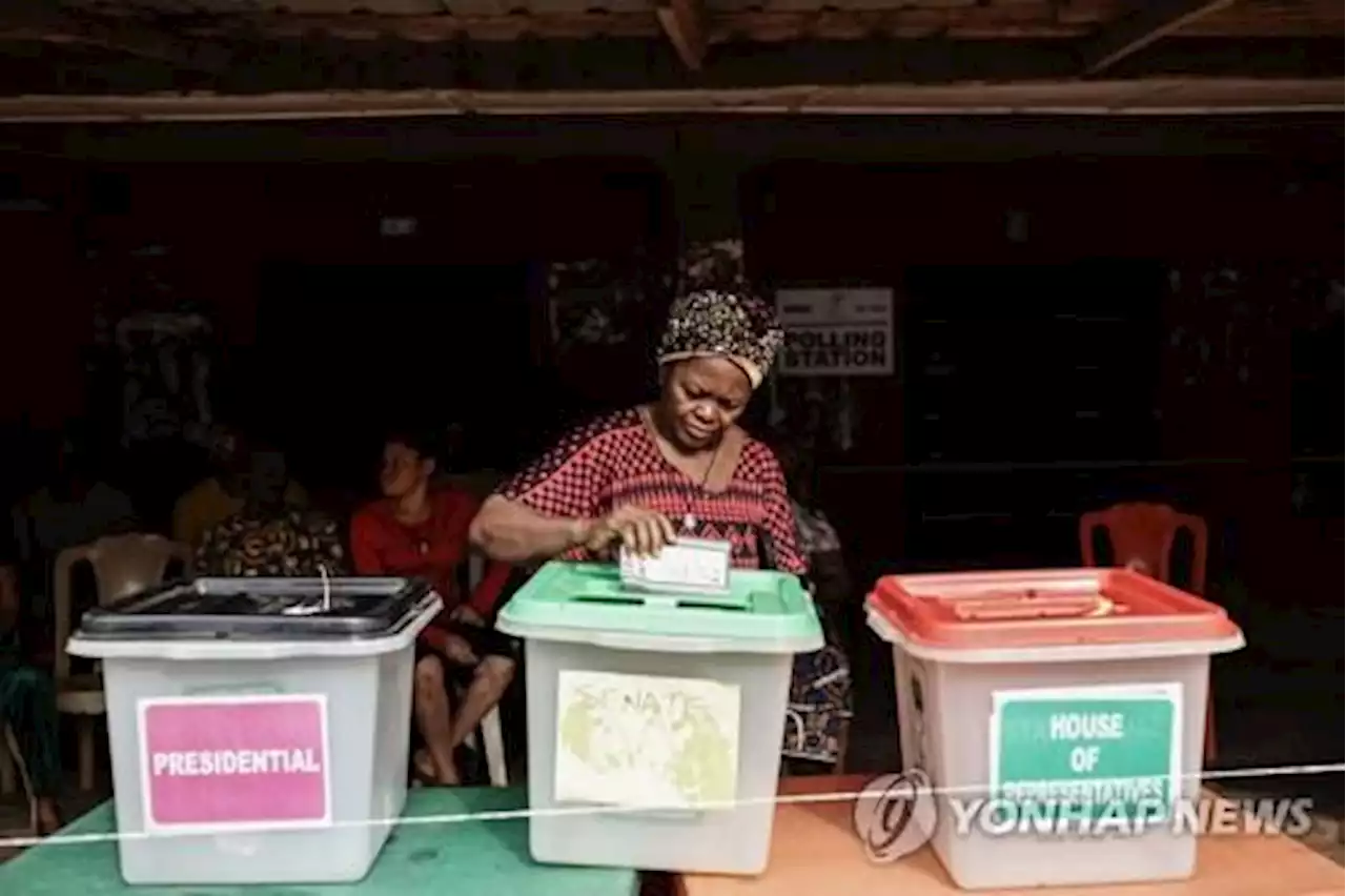 나이지리아 대선 실시…사상 첫 '3파전' 구도 | 연합뉴스