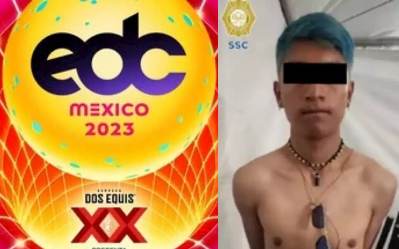 Cae joven con 68 dosis de cocaína, LCD y mariguana en el EDC 2023