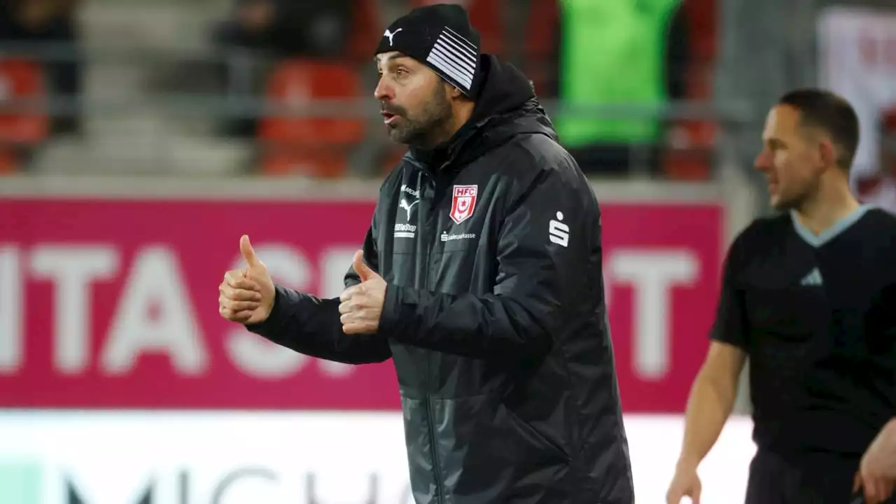 Hallescher FC zweimal zu Null: Sreto Ristic holt Halle aus dem Tief