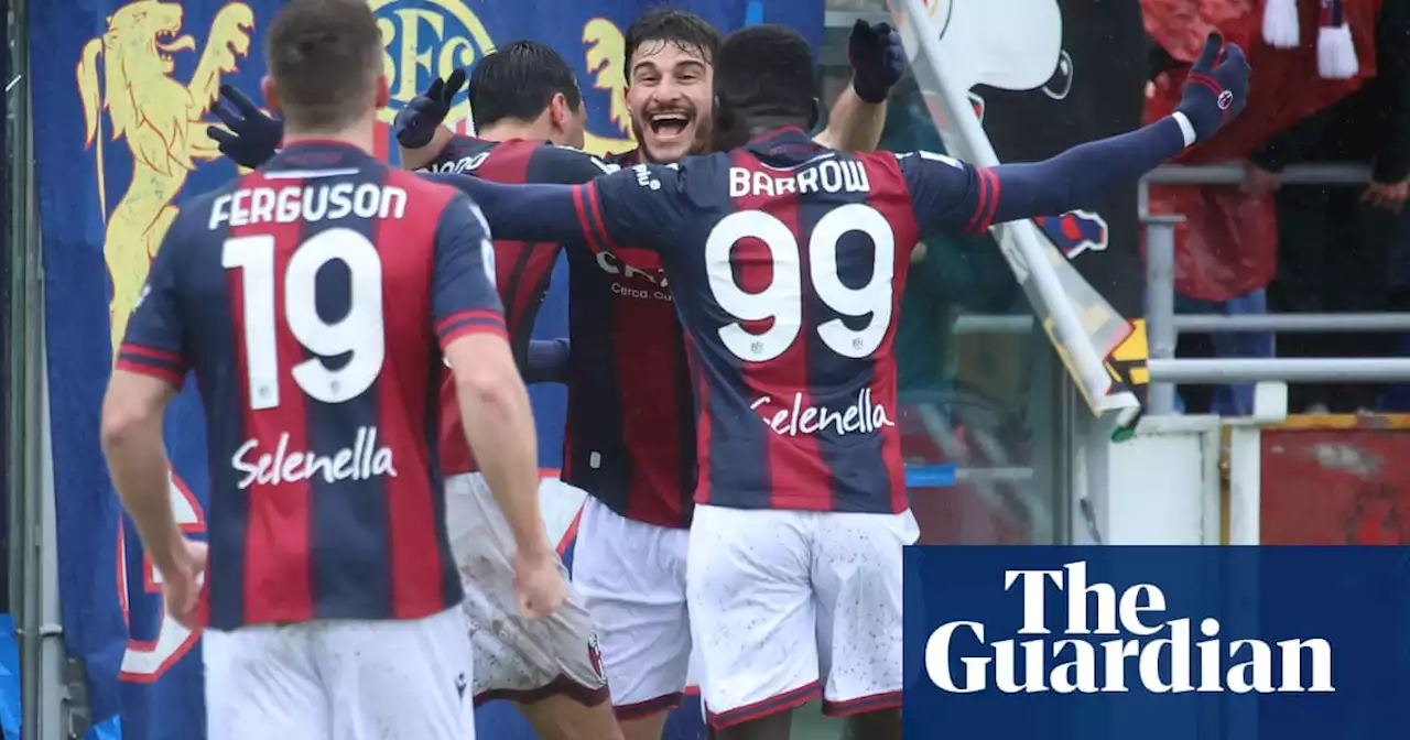 Defeat at Bologna rocks Inter to leave Napoli 18 points clear on top of Serie A