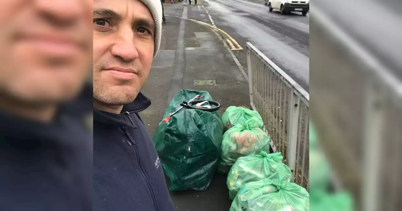 Weirdest things litter picker has found as he cleans up the seaside town